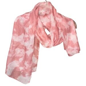 Jack & Missy Pink Scarf Lightweight Fashion Shawl Wrap Spring Summer One Size